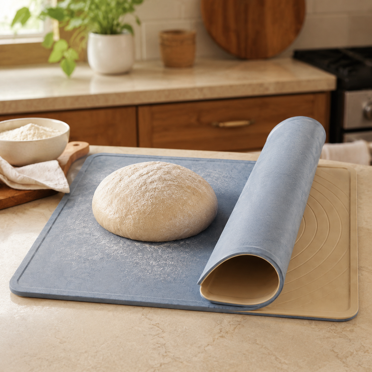 Dual-Temperature Pastry Rest Mat – Reversible Silicone Baking & Proofing Mat