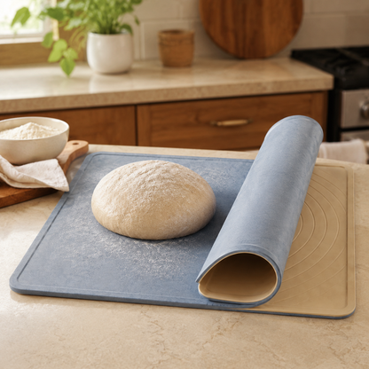 Dual-Temperature Pastry Rest Mat – Reversible Silicone Baking & Proofing Mat