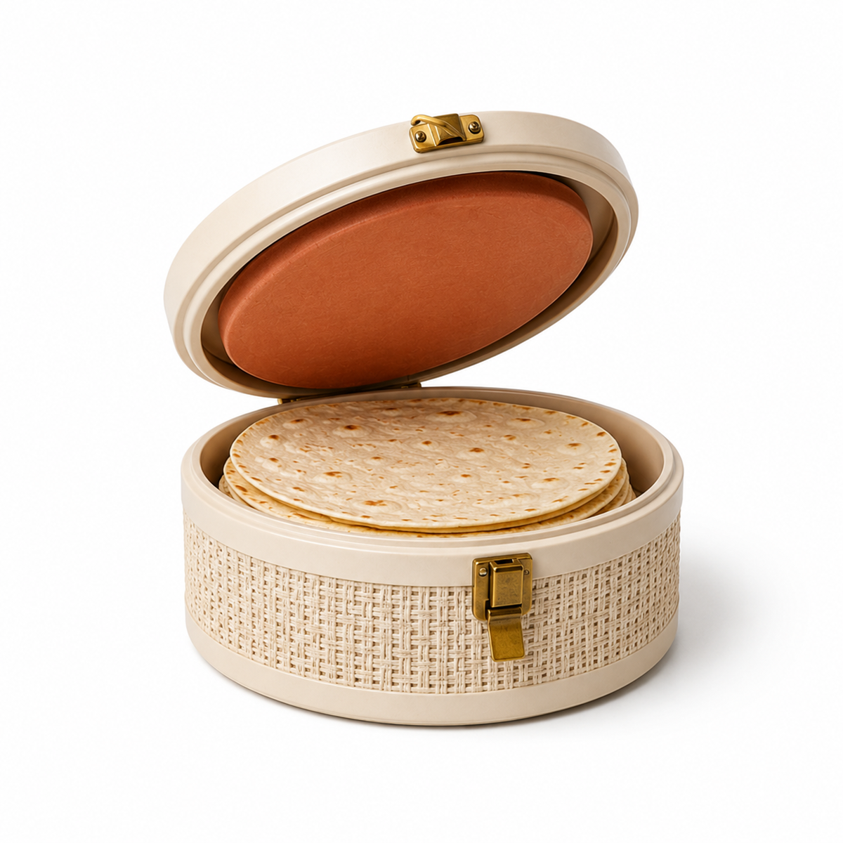 Warm-Stone Tortilla Serving Vault – Insulated Tortilla Warmer with Stone Insert