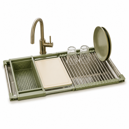 Over-Sink Roll & Chop Workstation – Expandable Sink Cutting Board